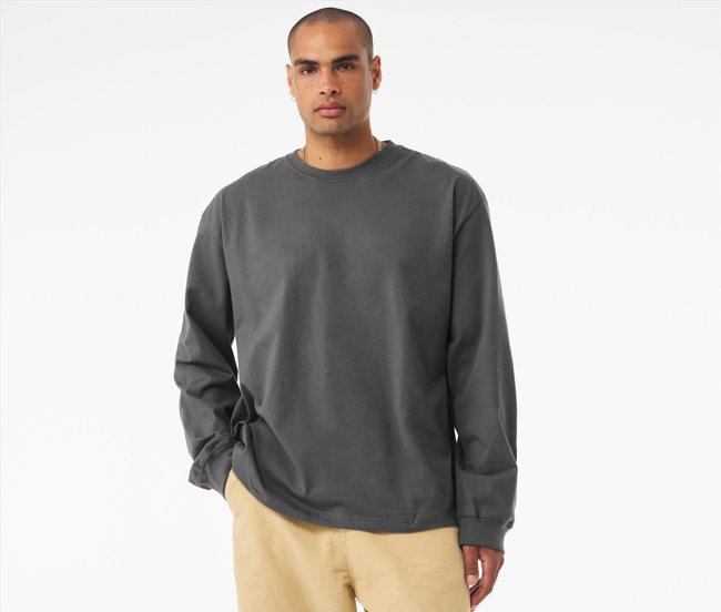 UNISEX LONG SLEEVE HEAVY TEE BELLA + CANVAS BE4651