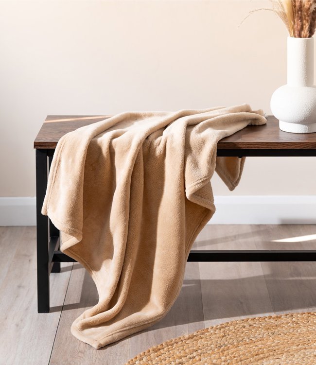 Large Plush Fleece Blanket Brand Lab BH001