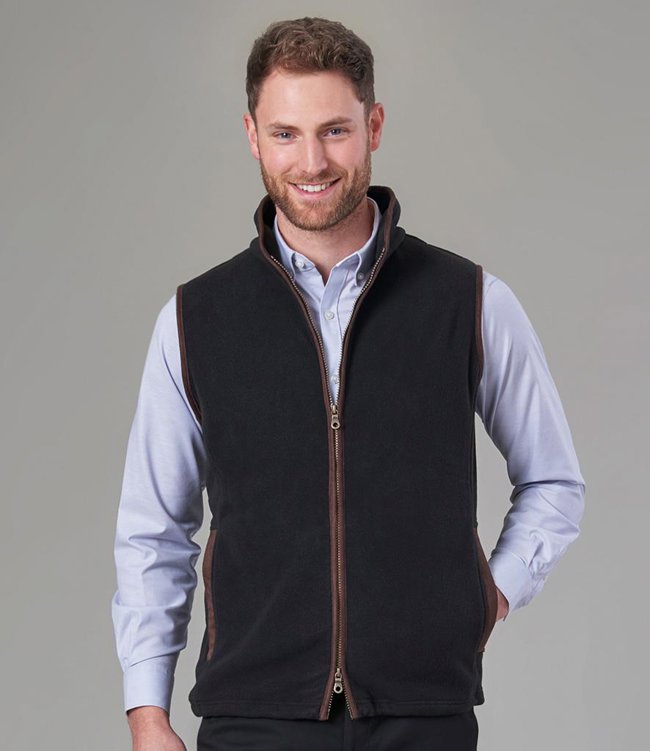 Unisex Cincinnati Fleece Gilet Brook Taverner BK525