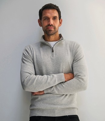 Dallas 1/4 Zip Jumper Brook Taverner BK555