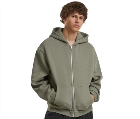 FLUFFY ZIP HOODY BUILD YOUR BRAND BY285