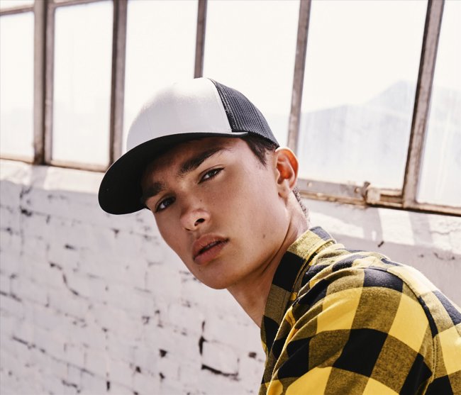 RETRO TRUCKER COLORED FRONT FLEXFIT 6606CF