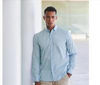 MEN'S LONG SLEEVED 'COTTON FEEL' COOLPLUS® SHIRT HENBURY HY582