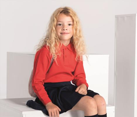 KID LS UNISEX POLO JHK JK215K