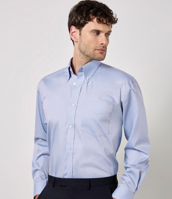 Premium Long Sleeve Classic Fit Oxford Shirt Kustom Kit K105