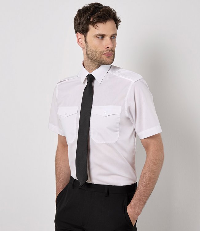 Short Sleeve Tailored Pilot Shirt Kustom Kit K133