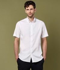Premium Short Sleeve Tailored Oxford Shirt Kustom Kit K187