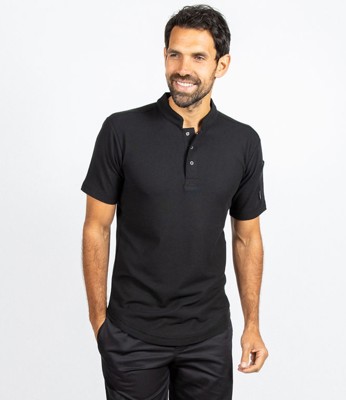 Knitted Piqué Chef's Shirt Le Chef LE008