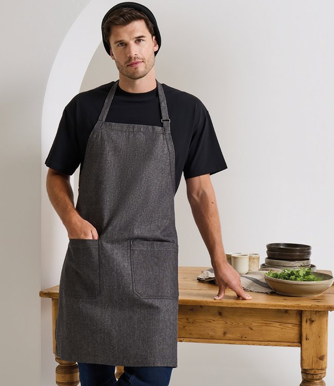 Fairtrade Organic Cotton Denim Bib Apron Premier PR113