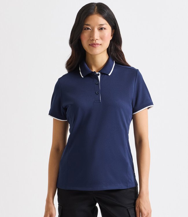 Ladies Contrast Coolchecker® Piqué Polo Shirt Premier PR619