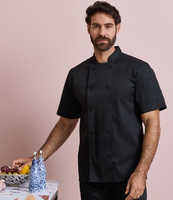 Coolchecker® Short Sleeve Chef's Jacket Premier PR902