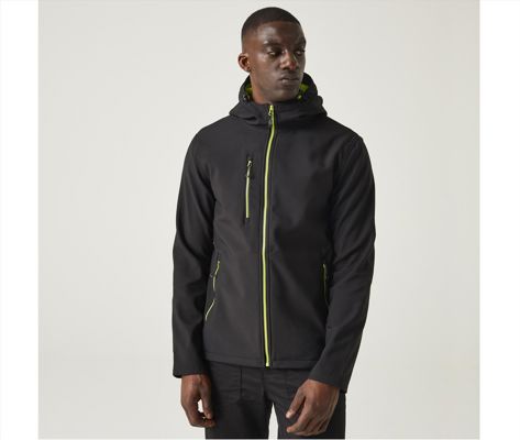 NAVIGATE 2 LAYER HOODED SOFTSHELL JACKET REGATTA RGA705