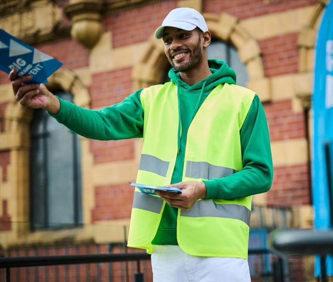 HI-VIS ESSENTIAL EASY PRINT VEST REGATTA RGS255
