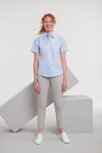 Russell Ladies Shortsleeve Clas. Oxford Shirt Russell Athletic 9933F