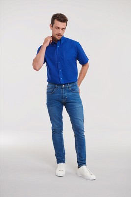 Russell Men Shortsleeve Classic Oxford Shirt Russell Athletic 9933M