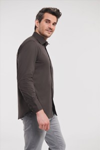 Russell Men LSL Fitted Stretch Shirt Russell Athletic 9946M