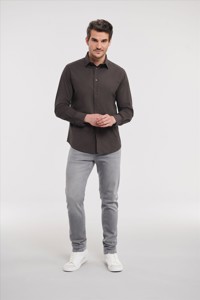 Russell Men LSL Fitted Stretch Shirt Russell Athletic 9946M