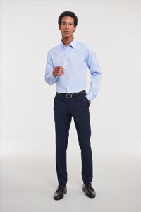 Russell Men LSL Tailored Herringbone Shirt Russell Athletic 9962M