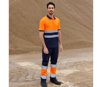 TWO-TONE HIGH VISIBILITY MULTI-POCKET TROUSERS VELILLA V3030