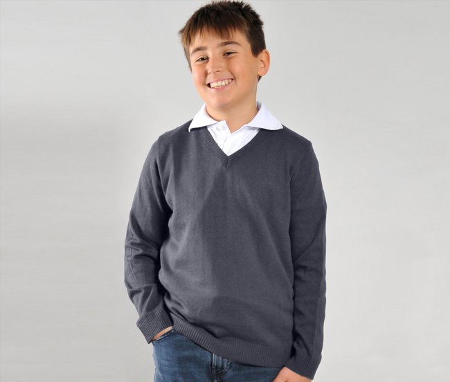 KID V-NECK SWEATER VESTI IT092