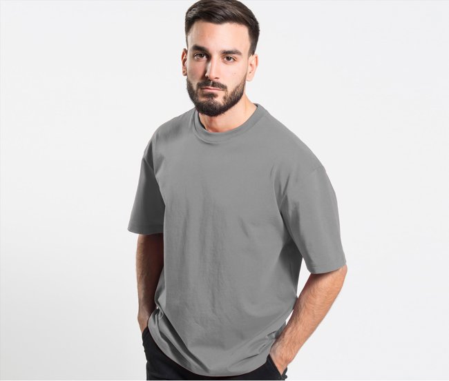 HEAVYWEIGHT OVERSIZED CREW NECK T-SHIRT VESTI IT645T
